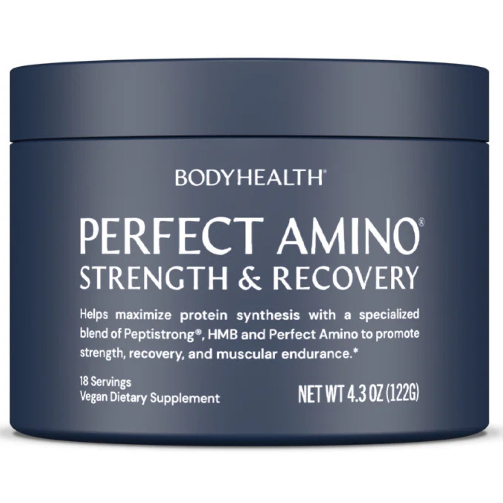 Bodyhealth, Perfect Amino Strength & Recovery, 4.3 OZ (122G) UPC 850073935224 | HiLife Vitamins